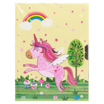 Malevaro Unicorn Children's Notebook 178x133mm 56 sheets