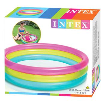 Басейн Intex круглий з ненадувним дном 86-25см 63л - купити, ціни на - фото 1