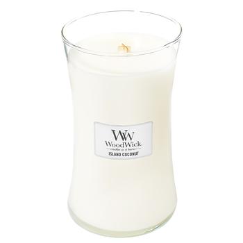 Аромасвеча Woodwick Island Coconut Large 609г - купить, цены на КОСМОС - фото 1