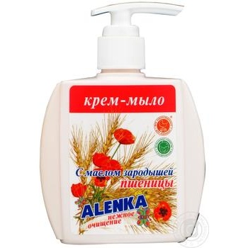 Крем-мило Alenka з маслом зародків пшениці 200мл купити, ціни на МегаМаркет - фото 1