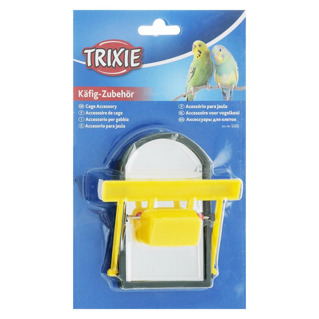 

Игрушка для птиц Trixie Зеркало с жёрдочкой 8см пластик, цвета в ассортименте