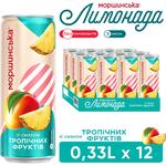 Morshynska Lemonadа Tropical Fruit Flavored Non-Carbonated Drink 0.33l