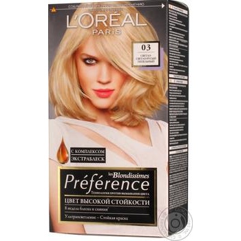 Краска д/вол L'oreal RECITAL Preference тон 03 шт - купить, цены на - фото 1