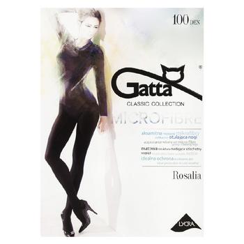 Gatta Rosalia 100 den Women's Tights s.4 Nero - buy, prices for NOVUS - photo 1