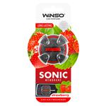 Winso Sonic Strawberry Membrane Car Air Freshener 531070