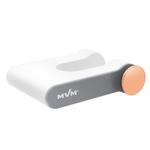 Держатель MVM для фена клейкий пластиковый бело-серый BP-32