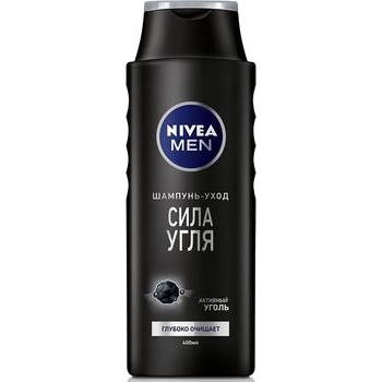 Шампунь-догляд Nivea Men Сила вугілля 400мл купити, ціни на МегаМаркет - фото 1