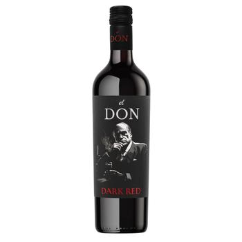 El Don Dark Red Dry Wine 12.5% 0.75l - buy, prices for NOVUS - photo 1