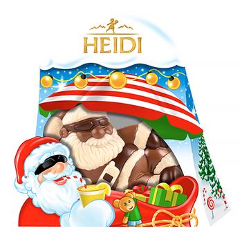 Шоколад фигурный Heidi Санта-Клаус в солнцезащитных очках 110г