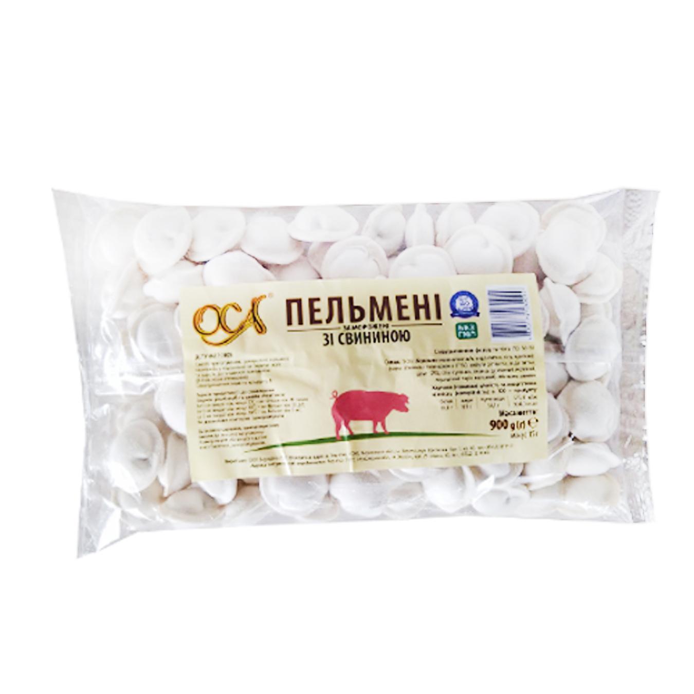 

Пельмени Оса со свининой 900г