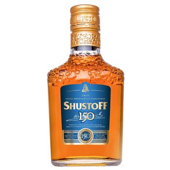 Бренди Shustoff 150 ординарный 40% 0,25л - купить, цены на КОСМОС - фото 1