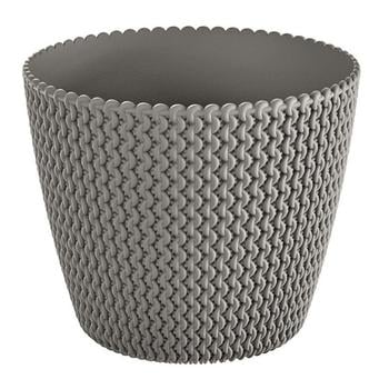 Горщик Prosperplast Splofy 19см темно-сірий - купити, ціни на Таврія В - фото 1