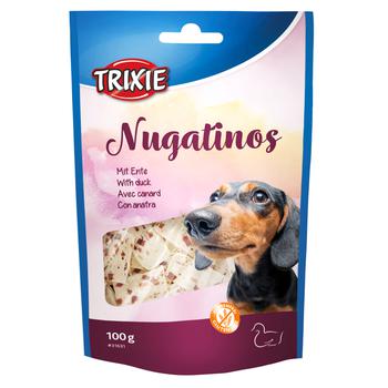 Ласощі Trixie Nuganitos Сиром'ятна шкіра з качкою для собак 100г - купити, ціни на - фото 1