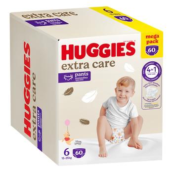 Підгузки Huggies Extra Care 6 15-25кг 60шт