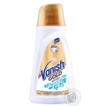 Vanish Gold Oxi Action Crystal White Liquid Stain Remover & Bleach 940ml - buy, prices for MegaMarket - photo 1