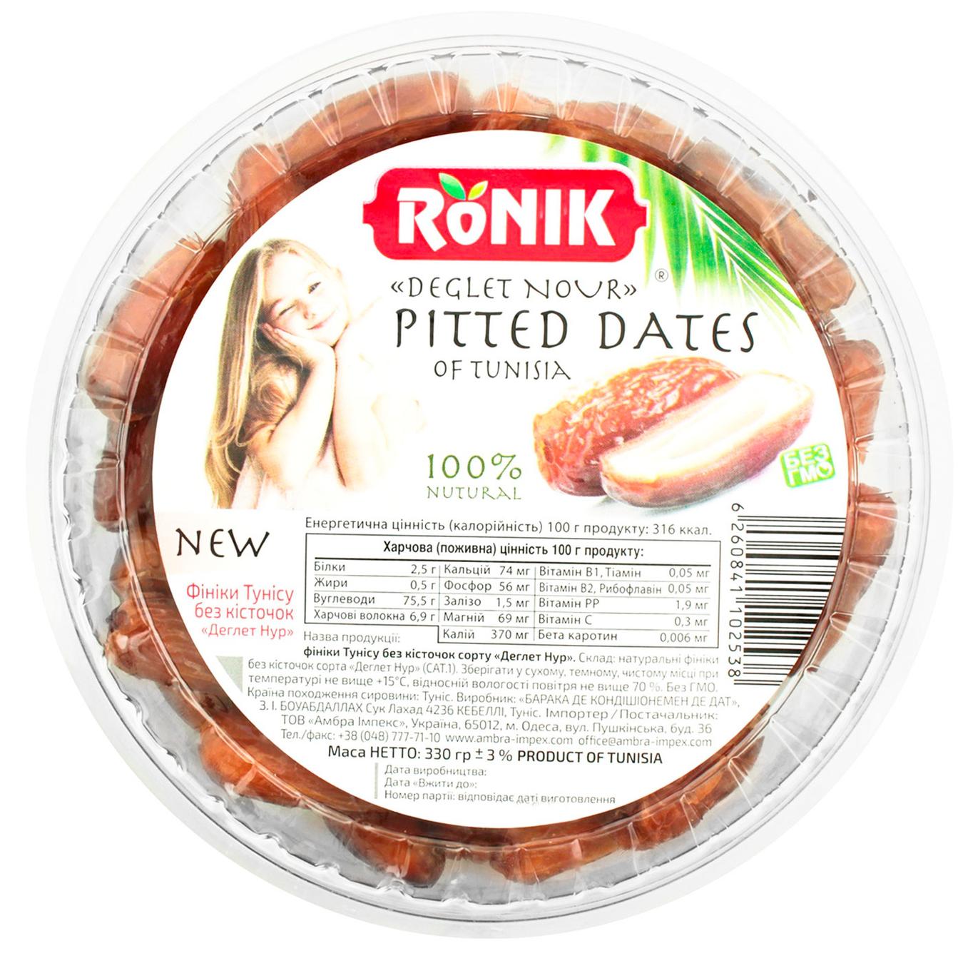 

Финики Ronik Деглет Нур тунисские без косточек 330г