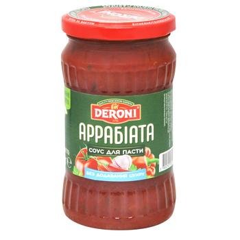 Deroni Arrabbiata Spicy Souce 310g - buy, prices for NOVUS - photo 1