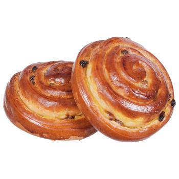 Pastry with Custard and Raisins 100g