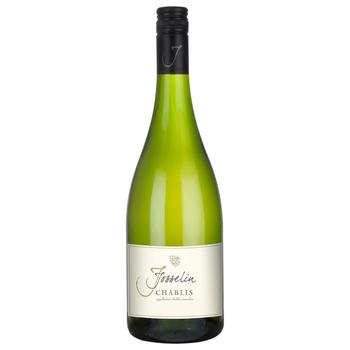 Вино Josselin Chablis белое сухое 12% 0,75л - купить, цены на WINETIME - фото 1