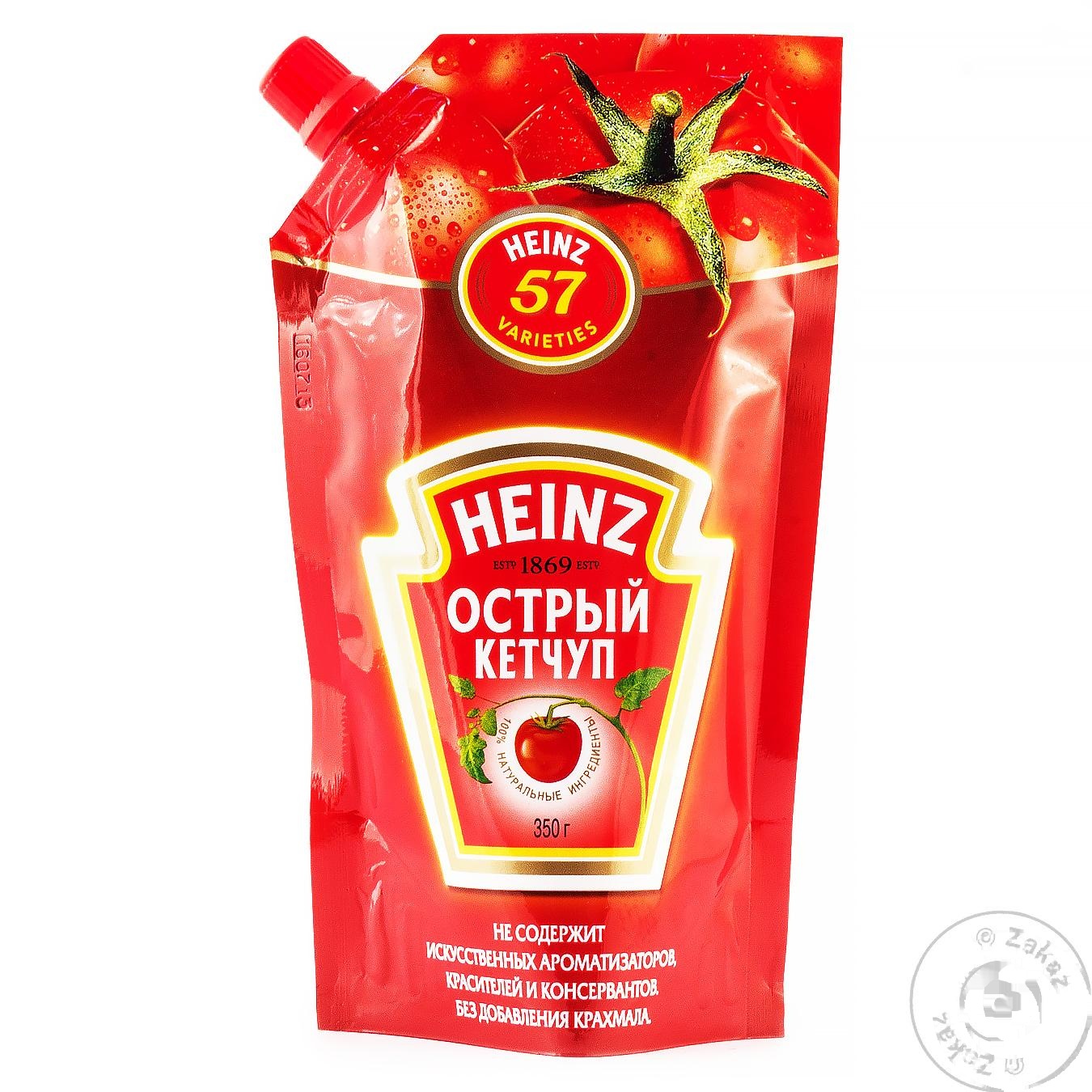 

Кетчуп Heinz острый 350г