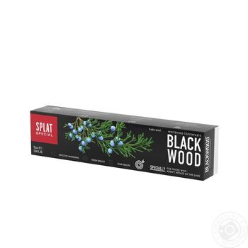 Зубна паста Splat Special Black wood 75мл купити, ціни на МегаМаркет - фото 1