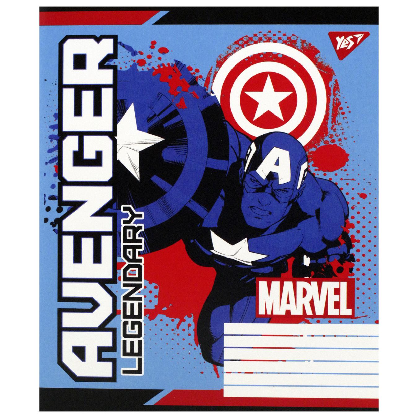 

Тетрадь YES Avengers школьная линия А5 24 листов