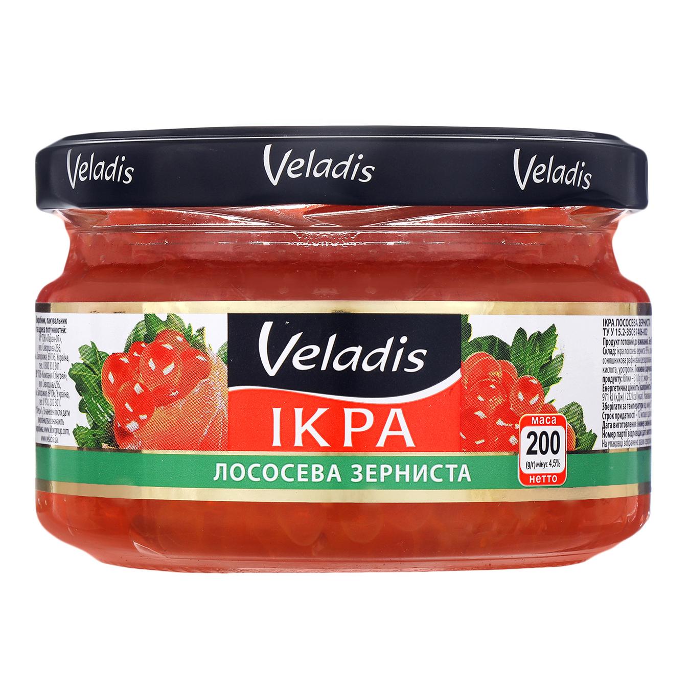 

Икра Лососевая зернистая Veladis 200г