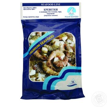Креветки Polar Seafood без головы 16/20 800г купить, цены на МегаМаркет - фото 1