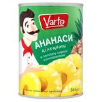 Varto Pineapples Rings in Light Syrup 565g