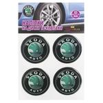 Наклейка-шильда TerraPlus Skoda на колпаки и диски 65мм