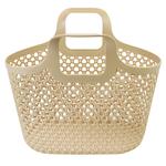 MVM Light Brown Universal Basket with Handles FH-08 35x31x19cm