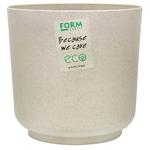 Form-Plastic Satina Eco Pot 20cm Cappuccino