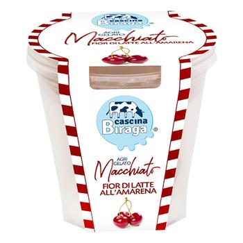 Cascina Biraga AgriGelato Plombir Ice Cream with Cherry Flavor 350ml - buy, prices for COSMOS - photo 1