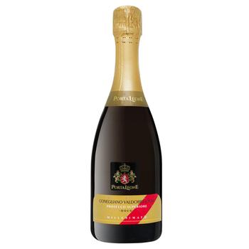 Вино игристое Porta Leone Conegliano Valdobbiadene Prosecco Superiore DOCG Millesimato белое экстра сухое 11% 0,75л