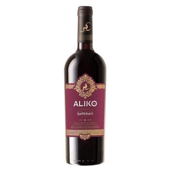 Aliko C&W Wine Saperavi Red Dry 14% 0.75l - buy, prices for MegaMarket - photo 1