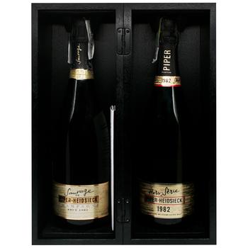 Шампанське Piper-Heidsieck Sauvage 1982 біле брют 12% 0,75л + Piper-Heidsieck Hors-Serie 1982 біле брют 12% 0,75л - купити, ціни на WINETIME - фото 5