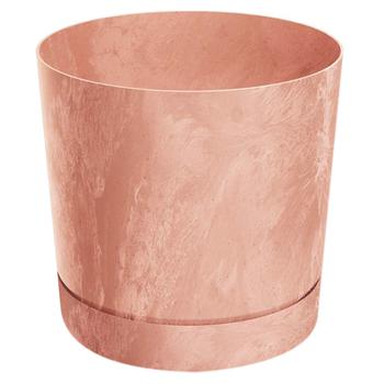 Горшок для растений Prosperplast Tubo бетон терракота 18см - купить, цены на Таврия В - фото 1