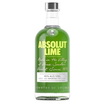 Горілка Absolut Lime 40% 0,7л - купити, ціни на МегаМаркет - фото 1