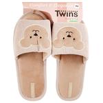Twins Embroidery/Applique Women's House Slippers s.36-40
