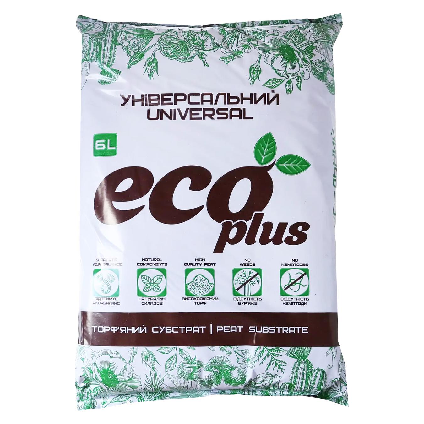 

Субстрат Eco Plus универсальный торфяной 6л