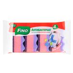 Fino Antibacterial Kitchen Sponges 4pcs