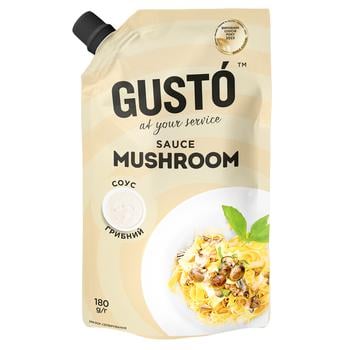 Соус Gusto грибний 30% 180г - купити, ціни на ЕКО Маркет - фото 1