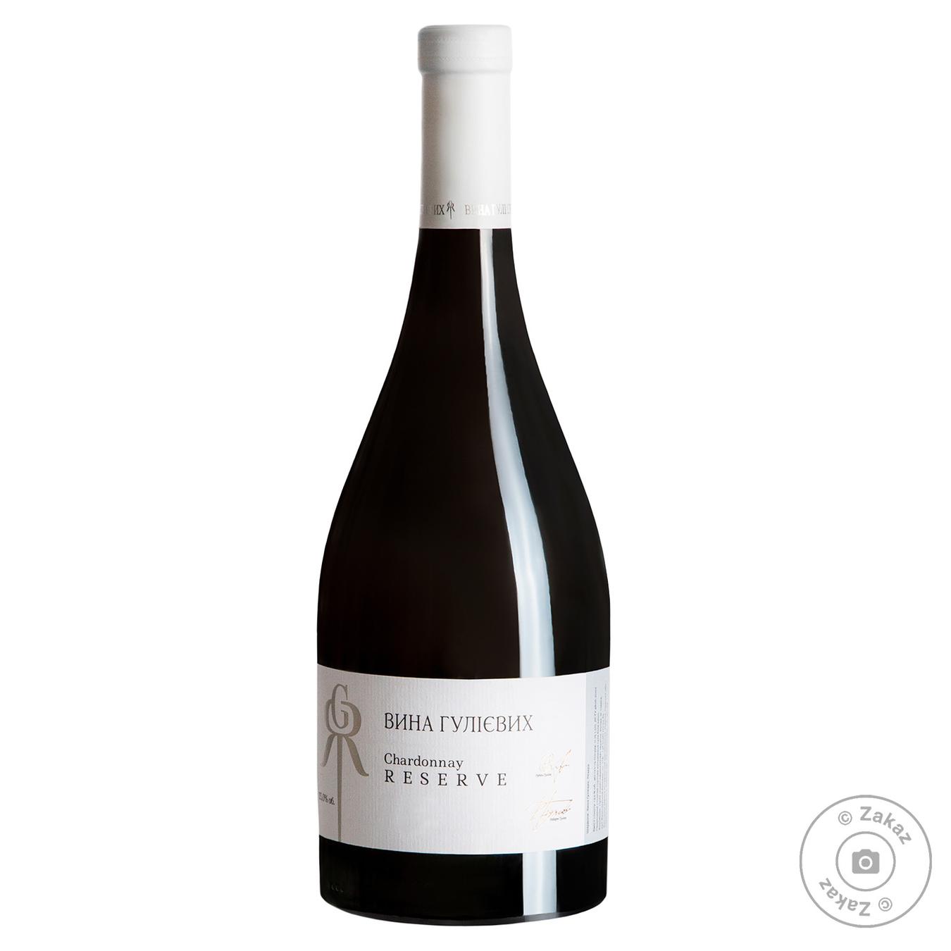 

Вино Вина Гулиевых Chardonnay Reserve белое сухое 12% 0,75л