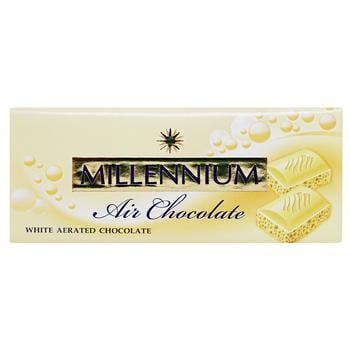 Millennium Premium White Aerated Chocolate 90g - buy, prices for NOVUS - photo 1