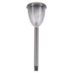 Фонарь на солнечной батарее холодный белый цвет высота 35см