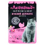 Leopold Premium Food for Cats with Turkey Meat 100g