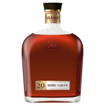 Ararat Nairi Armenian 20 Yrs Brandy in Gift Box 40% 0.7l - buy, prices for MegaMarket - photo 1