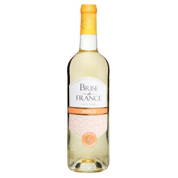 Вино Brise de France Muscat біле напівсухе 12,5% 0,75л - купити, ціни на NOVUS - фото 1
