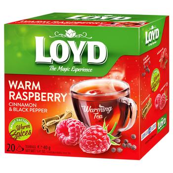 Loyd Warm Raspberry Herbal Tea with Cinnamon and Black Pepper 2g*20pcs