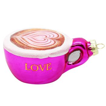 Украшение елочное Koopman Чашка для кофе 12,7х9,5х5,5см - купить, цены на - фото 5